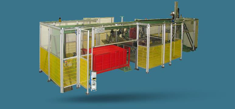 <span>RB34</span>: Pallettizzatore per tubi o manici