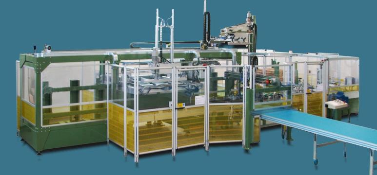 <span>Serie LP</span>: Linea automatica per inscatolamento e pallettizzazione